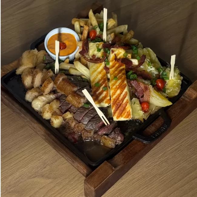 PICANHA NA CHAPA C/ QUEIJO COALHO 400g